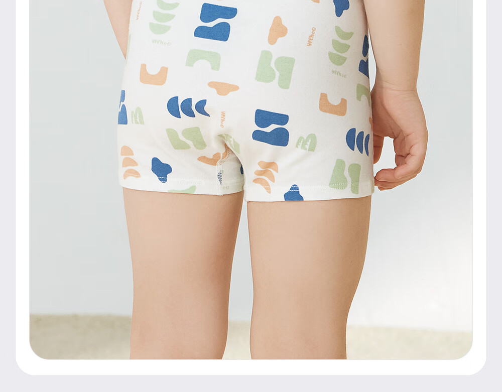 YEEHOO Children's Underwear Breathable 7A Antibacterial Baby Boxer Briefs Gift Set for Boys And Girls, Comfortable Shorts That Don't Pinch The PP 12