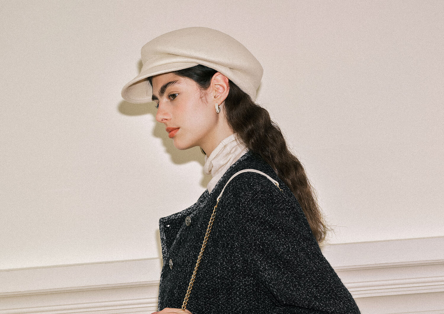 Cnoles Chain Bag for Women, Diamond Pattern Shoulder Crossbody Bag, High-End Underarm Bag, Birthday And 520 Gift for Girlfriend Or Wife 13