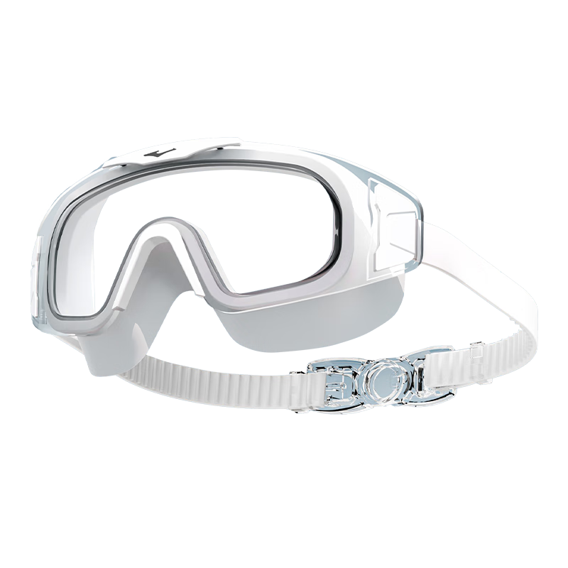 ERKE Swimming Goggles for Men And Women, Large Frame Adult Waterproof Anti-Fog HD Non-Boundary Clear Lens Professional Diving Mask