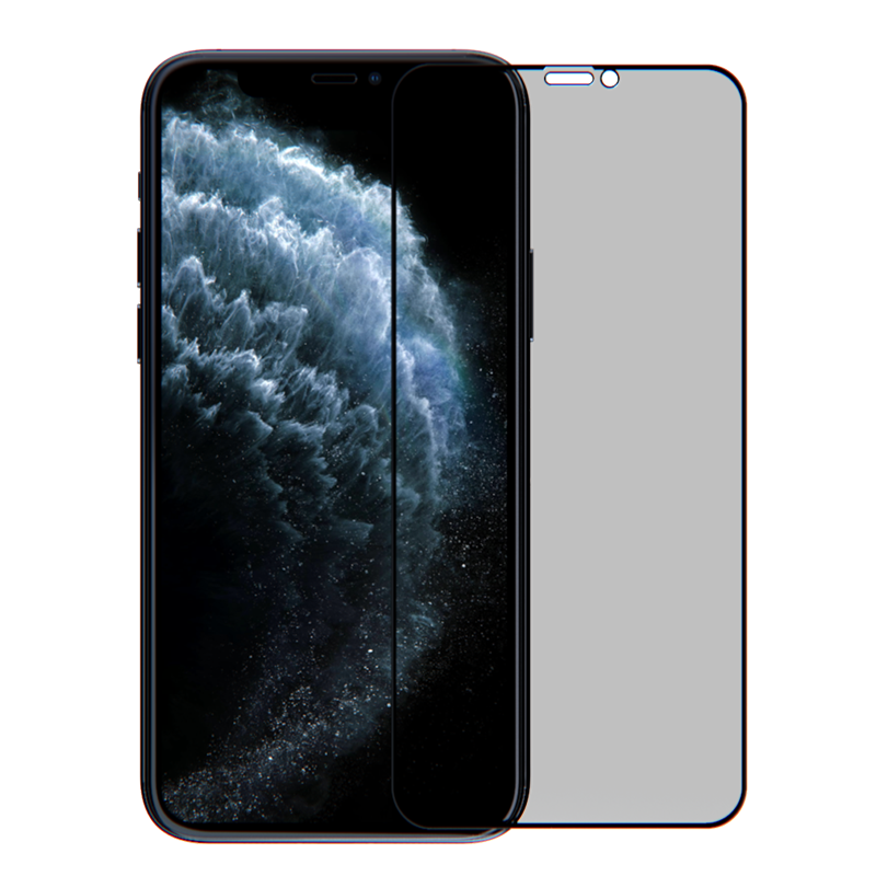 LLUNC Privacy Screen Protector for IPhone 11/XR, Anti-Peeping Tempered Glass Film for IPhone 11/XR, Anti-Spy Anti-Peeping Anti-Drop Anti-Fingerprint HD Ultra-Thin Glass Privacy Protection Film
