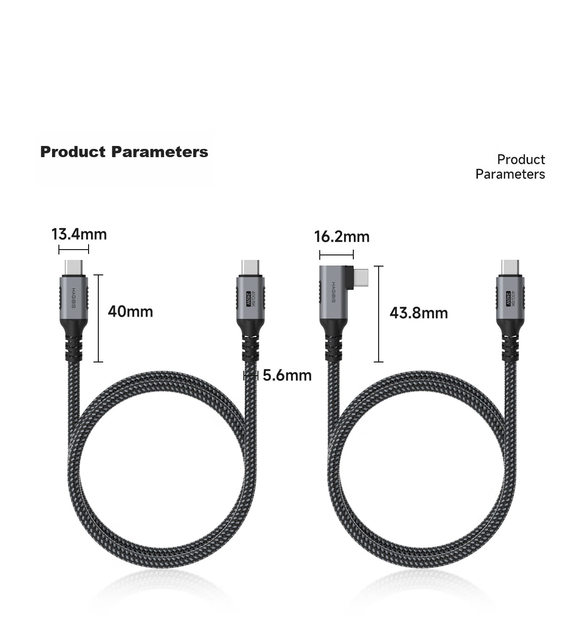 Hagibis USB4 Data Cable, Fully Compatible with Thunderbolt 4 Video Cable, Dual-Head Type-C Fast Charging PD240W Charging Cable, 40Gbps, Suitable for IPhone 17, Mobile Phones And Laptops 29