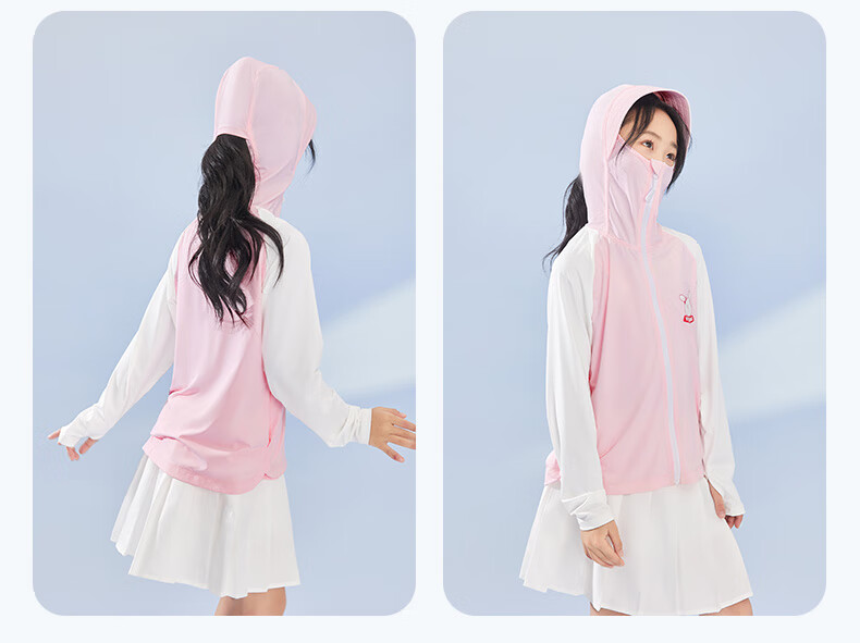 VVC Children's Sun Protection Clothing, UV-Resistant Ice Silk Thin Sun Protection Shawl, Unicorn (Light Purple), Girls' -140 15