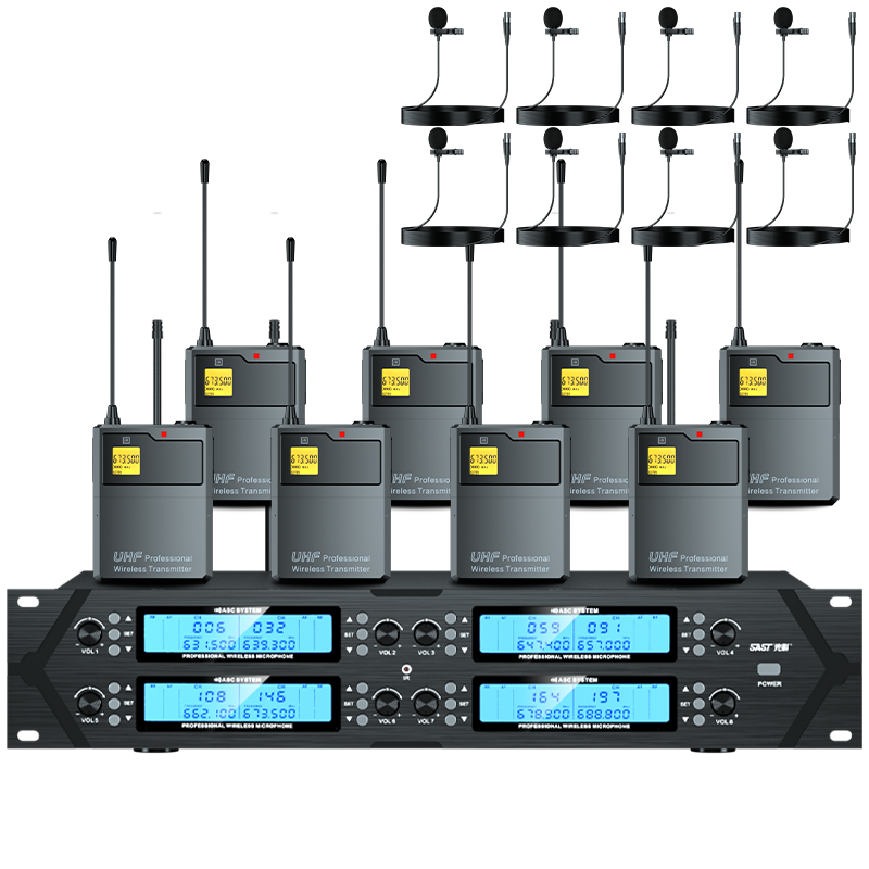 SAST OK-99 One-To Wireless Microphone System, UHF Adjustable Frequency Training And Public Speaking Home-Use Headset Wireless Microphone