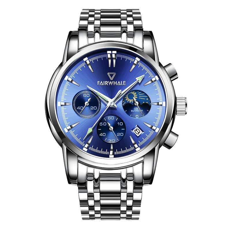 FAIRWHALE Amantii Mechanical Watch for Men, Top Ten Famous Watches, Business Quality Chinese Watch Gift for Boyfriend 5370