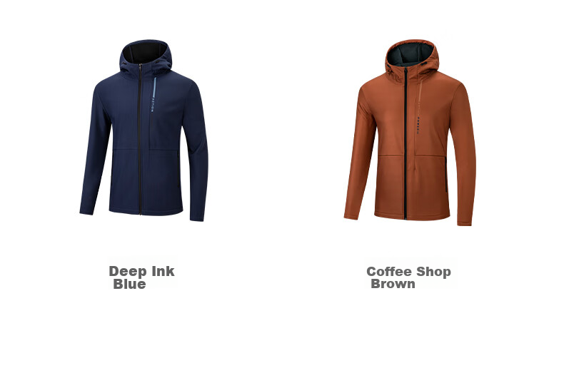 361° Men's Spring Jacket, Triple Protection, Fleece-Lined Sports Casual Windbreaker Fleece Coat, 652544605D-2 23