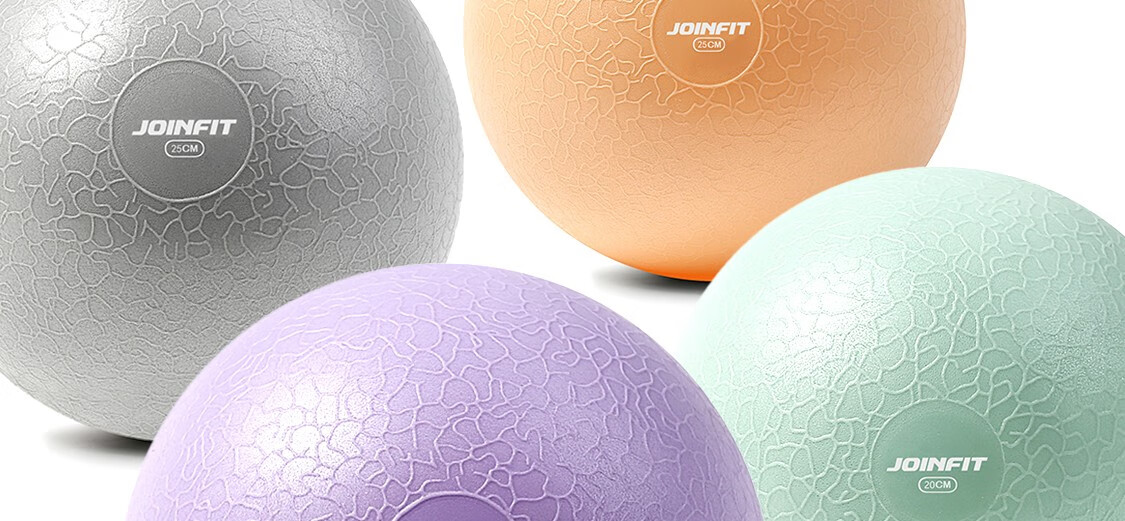 JOINFIT Pilates Ball Mini Anti-Burst Yoga Fitness Training Balance Blue Green 20cm F.F.005A-J 7