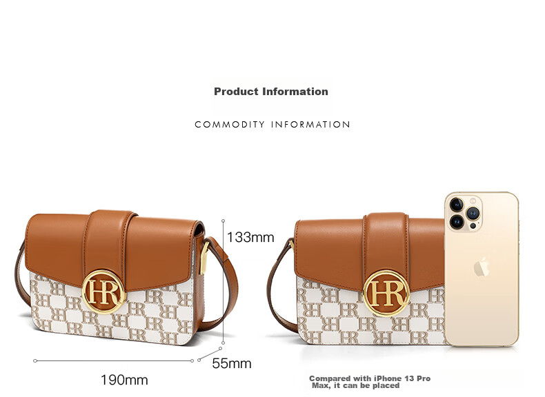 HR Handbag, Women's Crossbody Bag, Small Purse, Shoulder Bag, High-End Women's Bag, Birthday Gift for Girlfriend 8