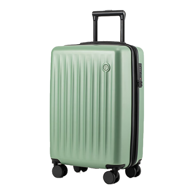Wangyiyanxuan Expandable Youth Suitcase, Travel Luggage Trolley Case 20 Inch, Grass Green Color