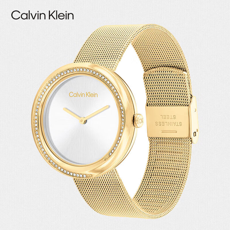 Calvin KleinCK手表星河款满天星小金表女士腕表25200150【520礼物】