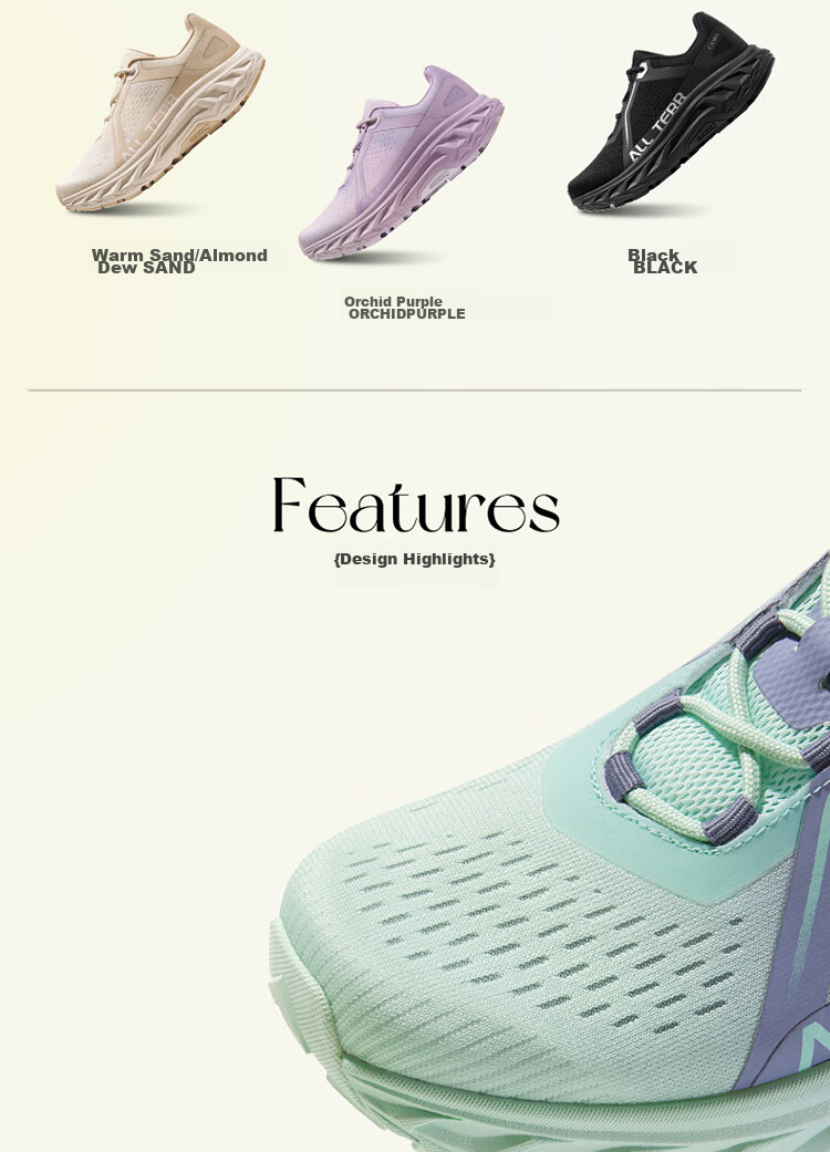 CAMEL [Yunying] Summer Outdoor Breathable Trail Running Shoes for Men And Women, Casual Sports Running Footwear 9