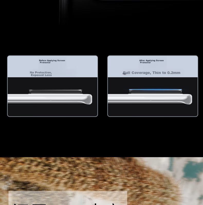ESCASE Xiaomi 11 Ultra Phone Camera Lens Protector, Flexible Curved Edge Tempered Glass Film for Camera Protection, Anti-Scratch, High Definition Clear Anti-Drop 12