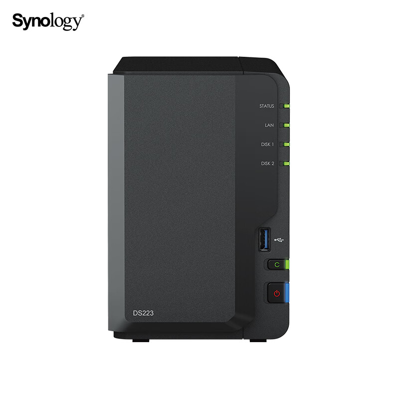 Synology DS223 Quad-Core Dual-Bay NAS Network Storage Private Cloud Smart Album File Auto-Sync