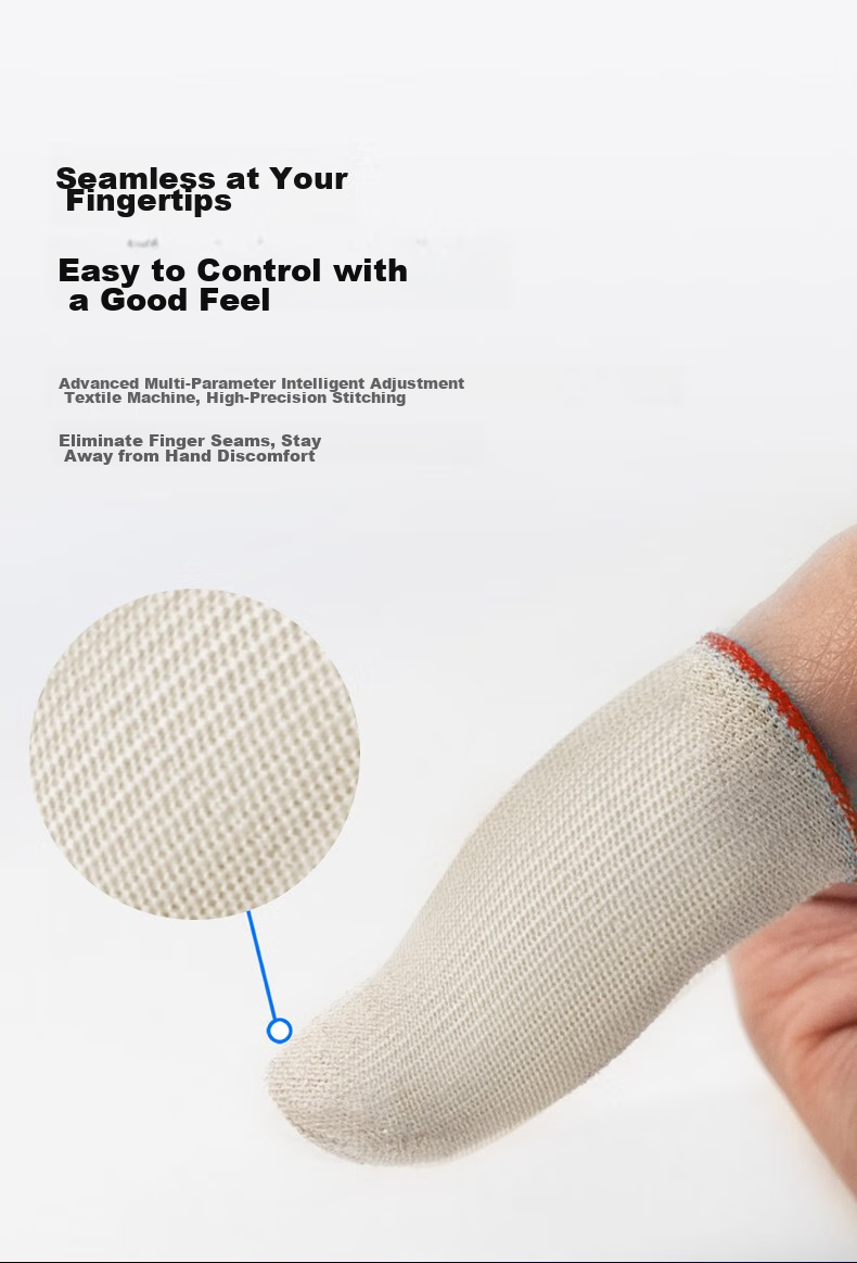 KOVOL Gaming Finger Sleeves, Sweat-Resistant, for Mobile Gaming, Esports, Mobile Games, Positioning, Touchscreen, Honor of Kings, PUBG, Delta Force, Professional E-Sports Versio 4
