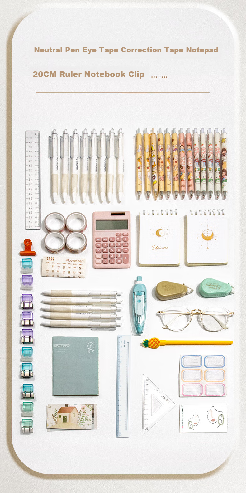 Jianfan Large Capacity Transparent Pencil Case, Stationery Box for Middle And High School Students, Elementary School Children's Pencil Case, High-Quality Multifunctional Storage Bag, Essential School Supplies for Boys And Girls in The Back-To Seaso 5