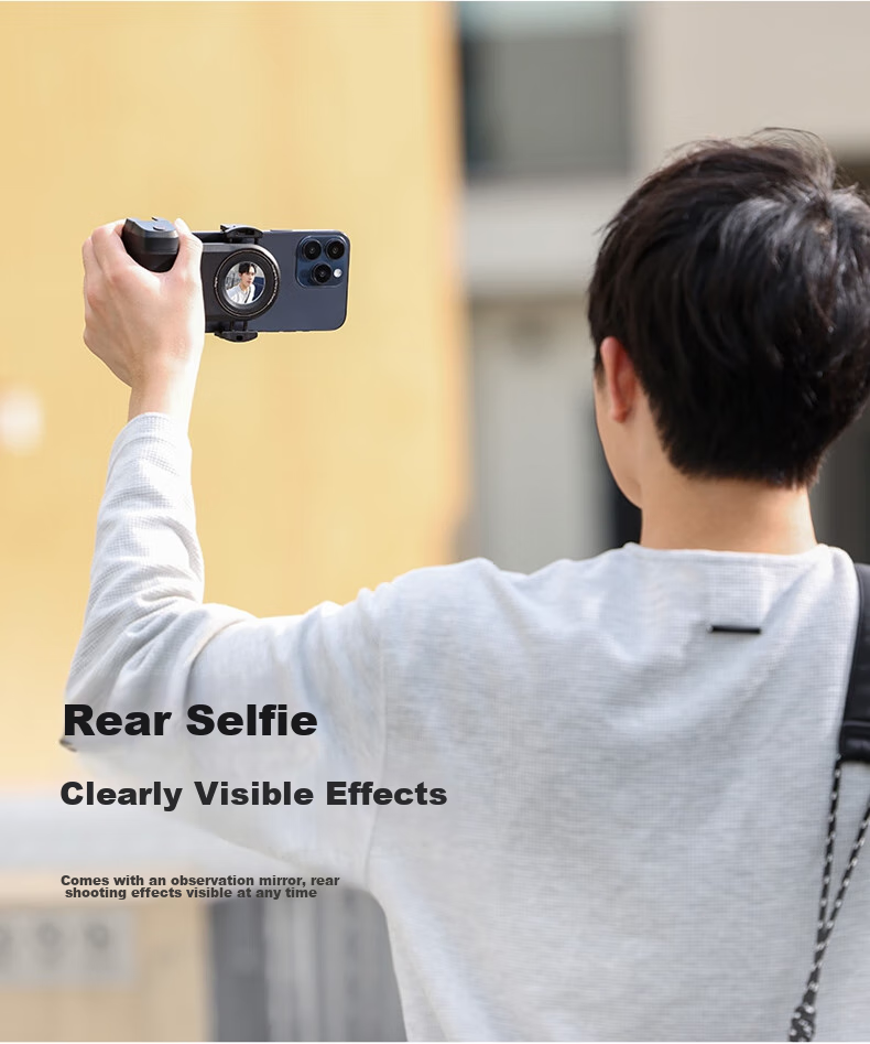 Ulanzi MA35 Magnetic Horizontal And Vertical Phone Bluetooth Stabilizer Remote Control Handheld Steady Cam for Photography, Video Recording, Selfie, Vlog, Anti-Shake Travel Photography Gadget 8