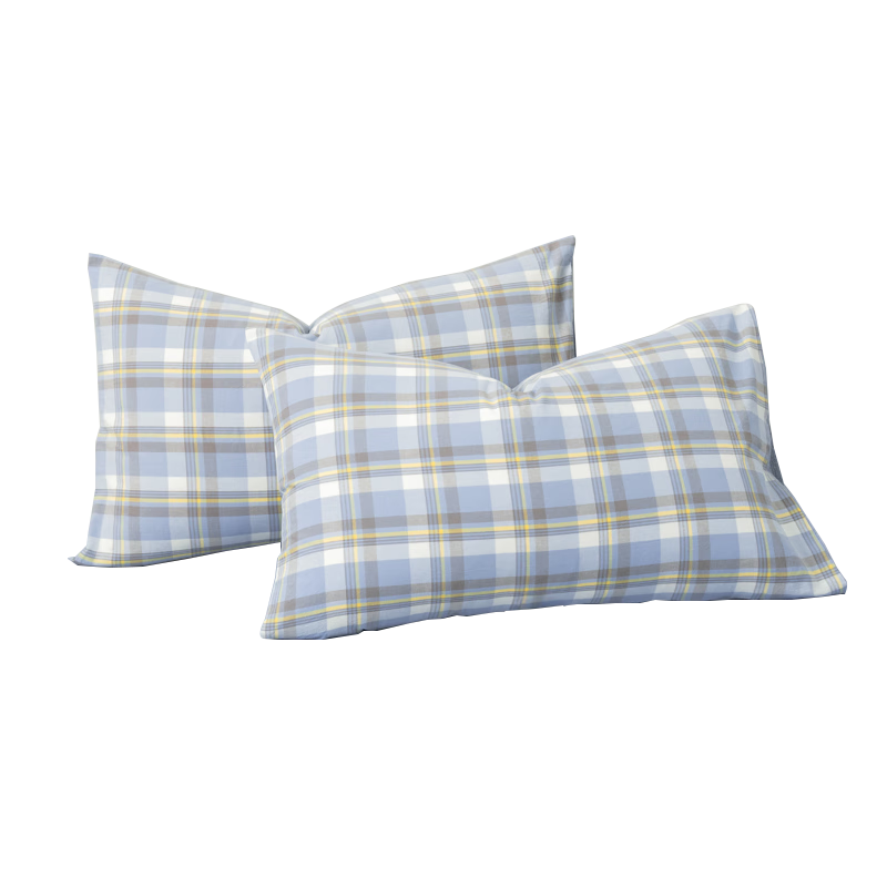 Wuyinliangpin Class A 100% Cotton Pillowcase for Home And Dormitory Use, Pure Cotton Pillow Protector, 48*74cm, One Pair