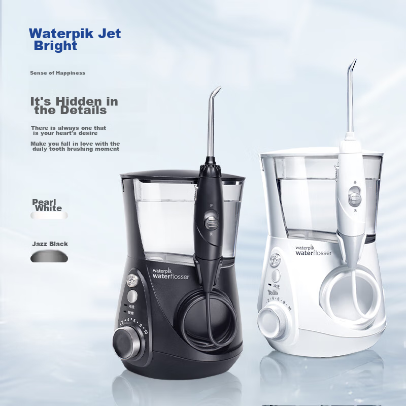 Ирригатор Waterpik GT3 Jazz Black, для домашнего использования, 600 мл, 10 режимов, 7 насадок