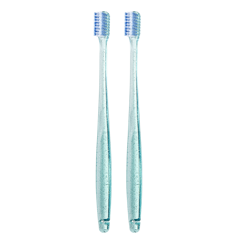 DR.WLEN Orthodontic Toothbrush with Small Head And Soft Bristles for Adults And Students, Portable Interdental Flosser Set for Braces And Teeth Correctio