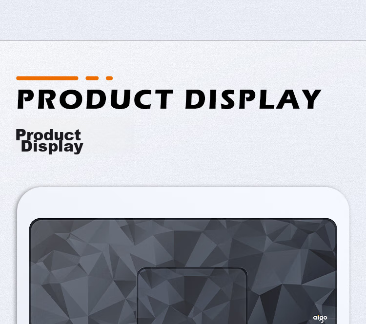 Aigo M1 Mouse Pad, Gray, Small Size 300*250*3mm, for Home Office And Gaming 13