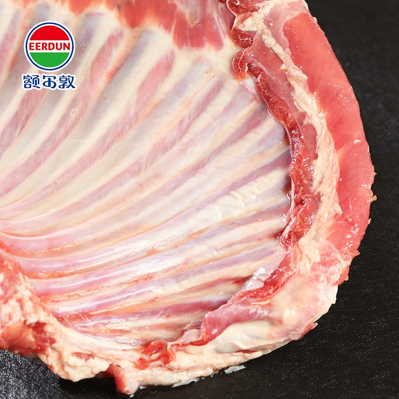 额尔敦锡盟【草地羊】羔羊羊排肉2.4斤 生鲜羊肉