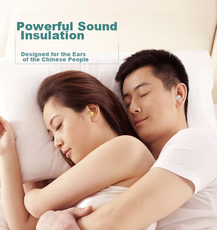 BWNK Noise-Cancelling Sleep Earplugs for Work, Study, And Sleep, In-Ear Professional Model, 10 Pieces 1