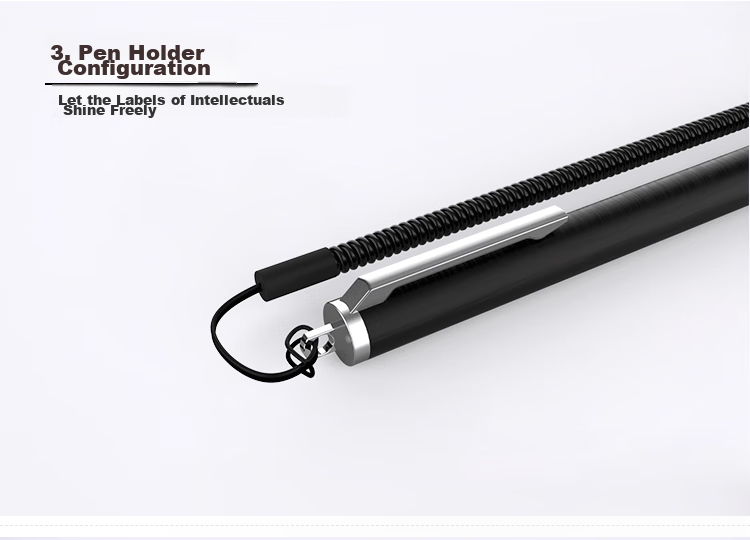 ESCASE IPad Capacitive Stylus, Mobile Tablet Touch Pen, Compatible with Apple And Android, Equipped with Retractable Elastic Cord, ES-11ProMAX Business Black 5