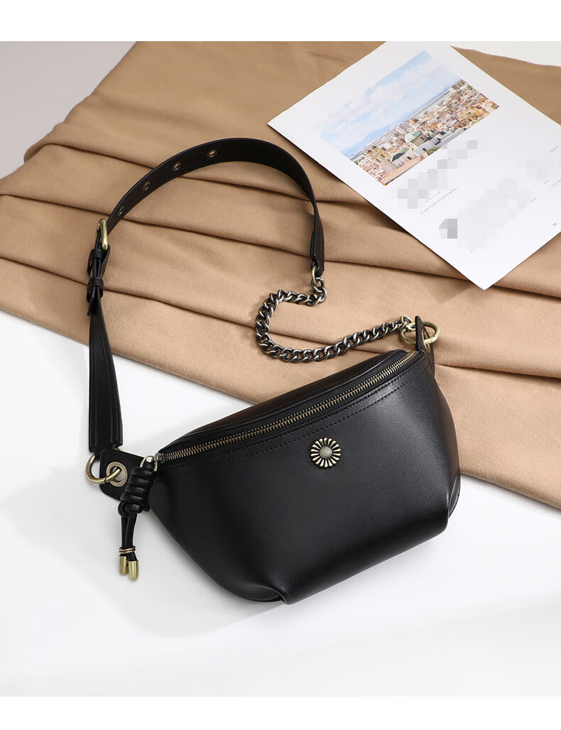 Viney Leather Handbag for Women, Brand Crossbody Chest Bag, Stylish Shoulder Dumpling Bag, Birthday Gift, Versatile Present for Girlfriend Or Wife 12