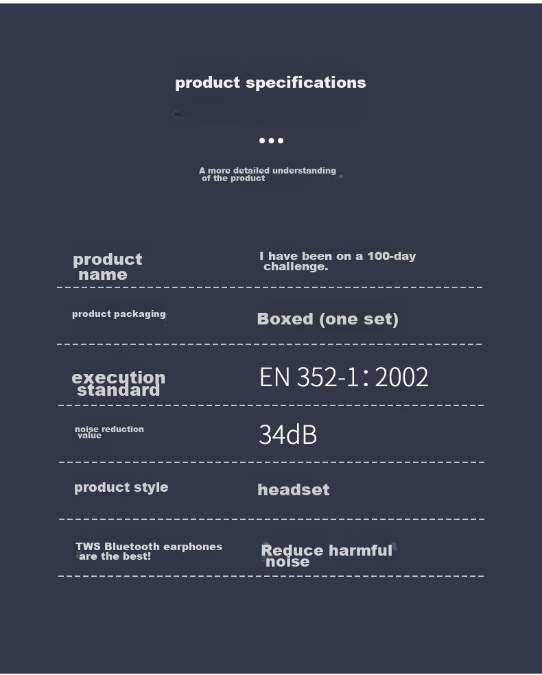 Jiansi Noise-Reducing Earmuffs for Work Protection And Shooting 9
