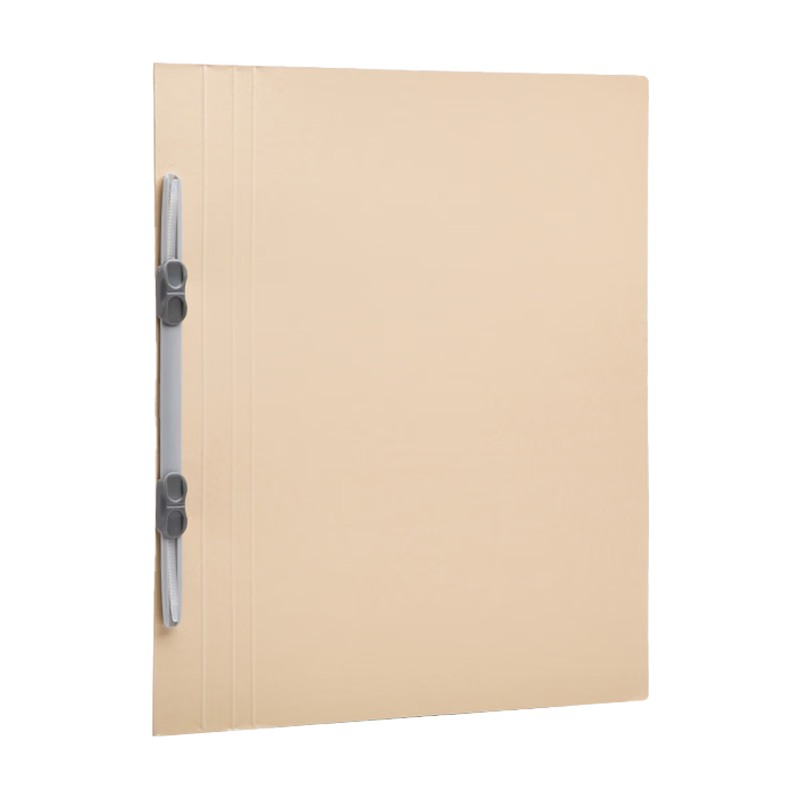 MAKINO Student Office Two-Hole File Folder, Flat Report Organizer, Exam Paper Binding Document Folder, File Organizer, A4 Yellow, Pack of 5, 3C Digital Full Network Low Price