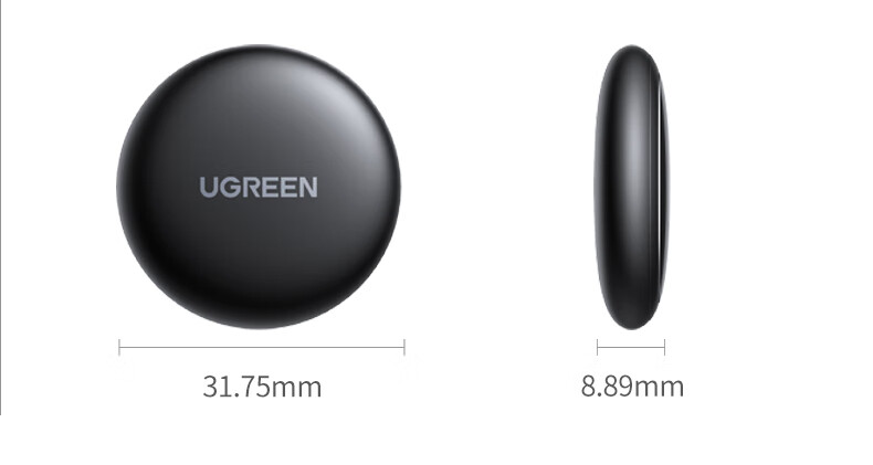 UGREEN Tag Locator Tracker Anti-Loss Device, FindMy Certified Global Precise Finder for Apple Air/iPhone 18 Pro Max Phones, Keys, Luggage, Backpack Anti-Loss 25