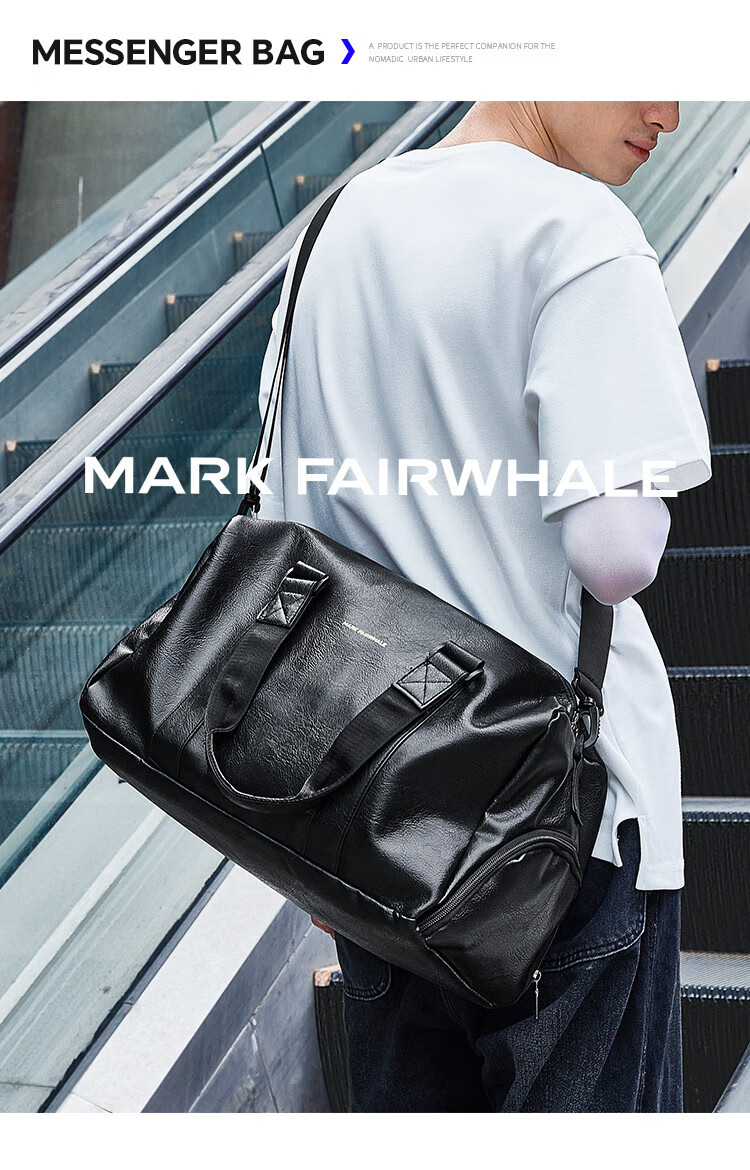 Mark Fairwhale Dry and Wet Separation Independent Shoe Compartment Casual Sports Swimming Fitness Bag Large Capacity Handheld Luggage Tote Travel Bag 3