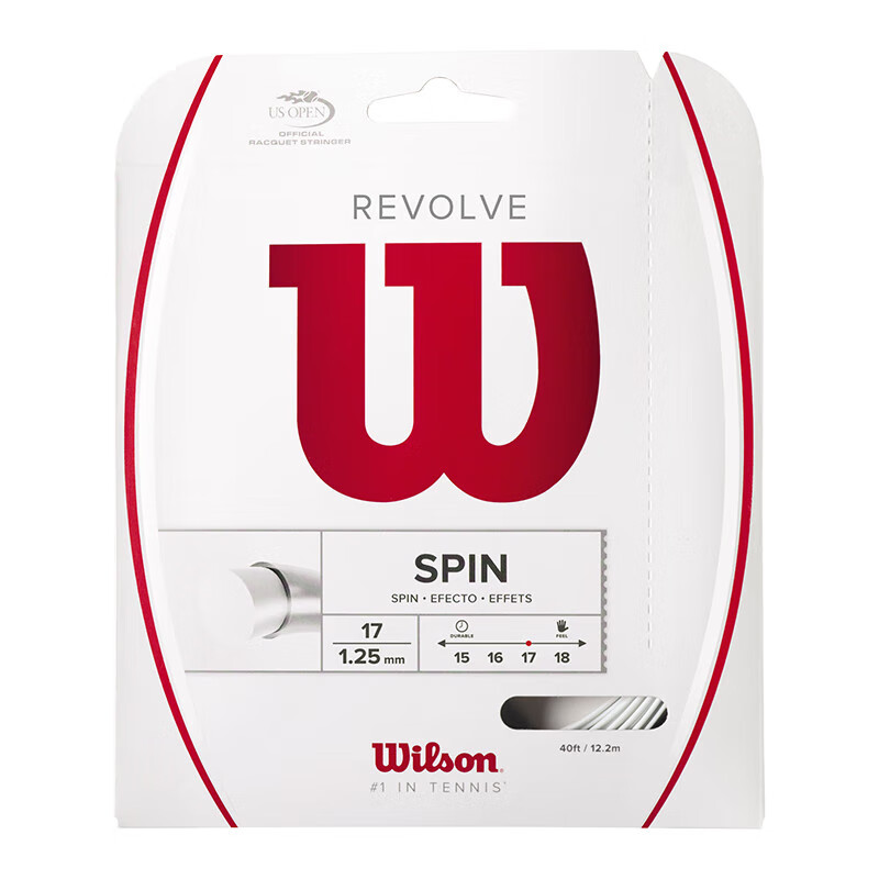 Wilson Professional Tennis Accessories, Polyester Fiber Control System Tennis Racket String, WRZ946600