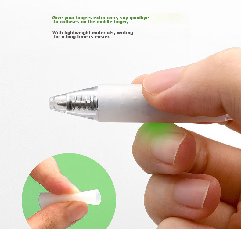 [Back to School Essential] KACO Stationery 0.5mm Black Gel Pen, Retractable Pen, Classic Bullet Tip Signing Pen, Office Writing Pen, 10 Pens/Box, K11 4