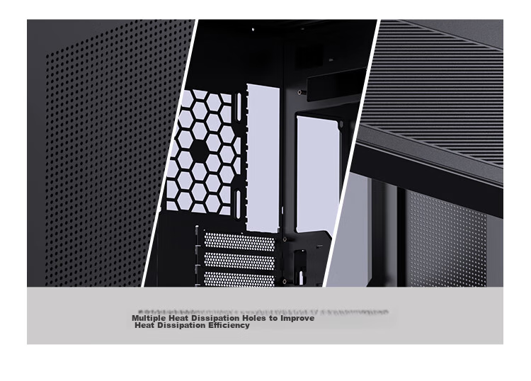 JONSBO TK-3 Black Curved Panoramic ATX Case (Dual 360 Radiator Support/ATX PSU/10 Fan Positions/Type-C Gen2 10Gbps+) 6