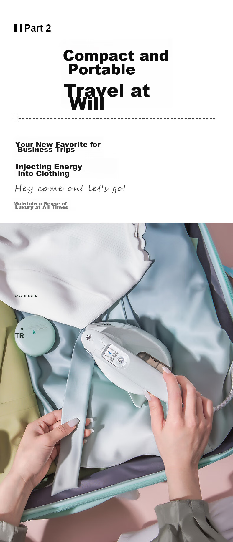 CuoRi 2026 New Hanging Handheld Garment Steamer Small Large Steam Electric Iron 130ml Water Tank High Power Sterilization Wrinkle Removal Gift ST-717 4