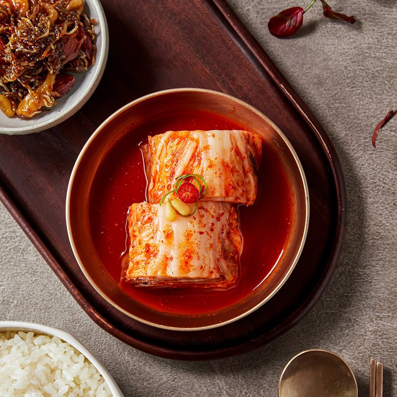 清净园&云山半联名款 宗家府辣白菜80g*5包装 韩式风味香辣泡菜 下饭菜