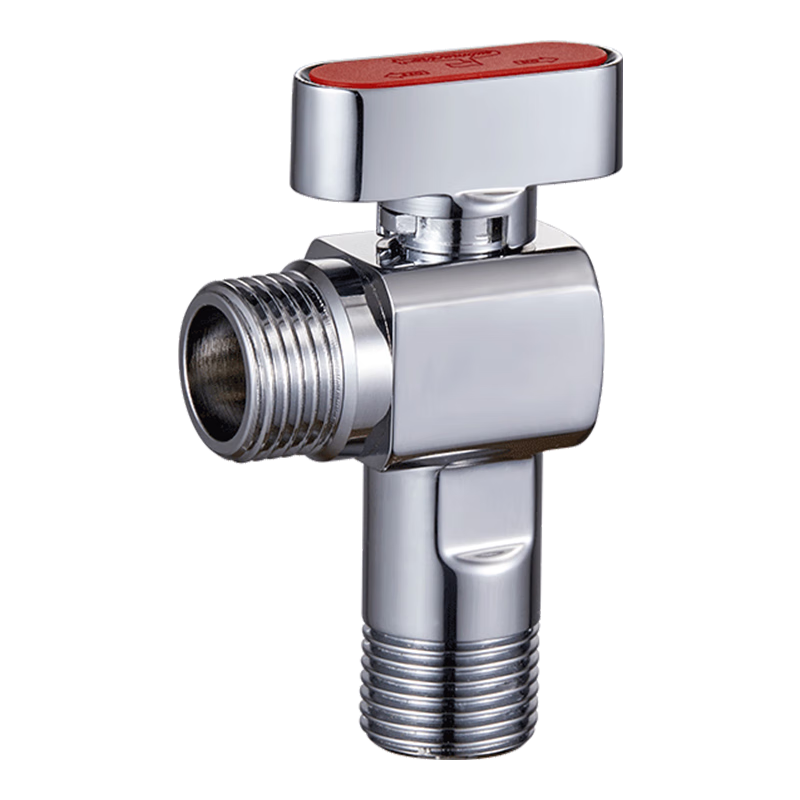 Submarine F104A Brass Angle Valve Spherical Valve Core, Full-Open High-Flow Gas Water Heater, Wall-Mounted Boiler, Hot Water Upgraded Versio