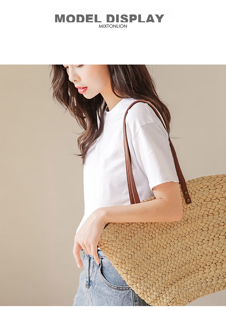 TonLion 2026 Summer New Women's Short-Sleeve T-Shirt, Solid Color Round Neck Loose Top, Simple Style 4