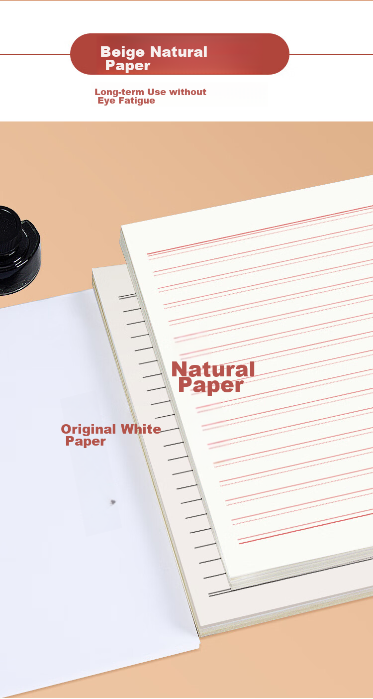 Duoliboshi 6 Packs, 16K30 Sheets of Letter Paper, 10mm*21 Lines, Black Single-Lined Draft Paper, Thickened College Student Party Application Letter Special Writing Paper, Draft Paper, Letter Paper [Lowest Price Online] 5