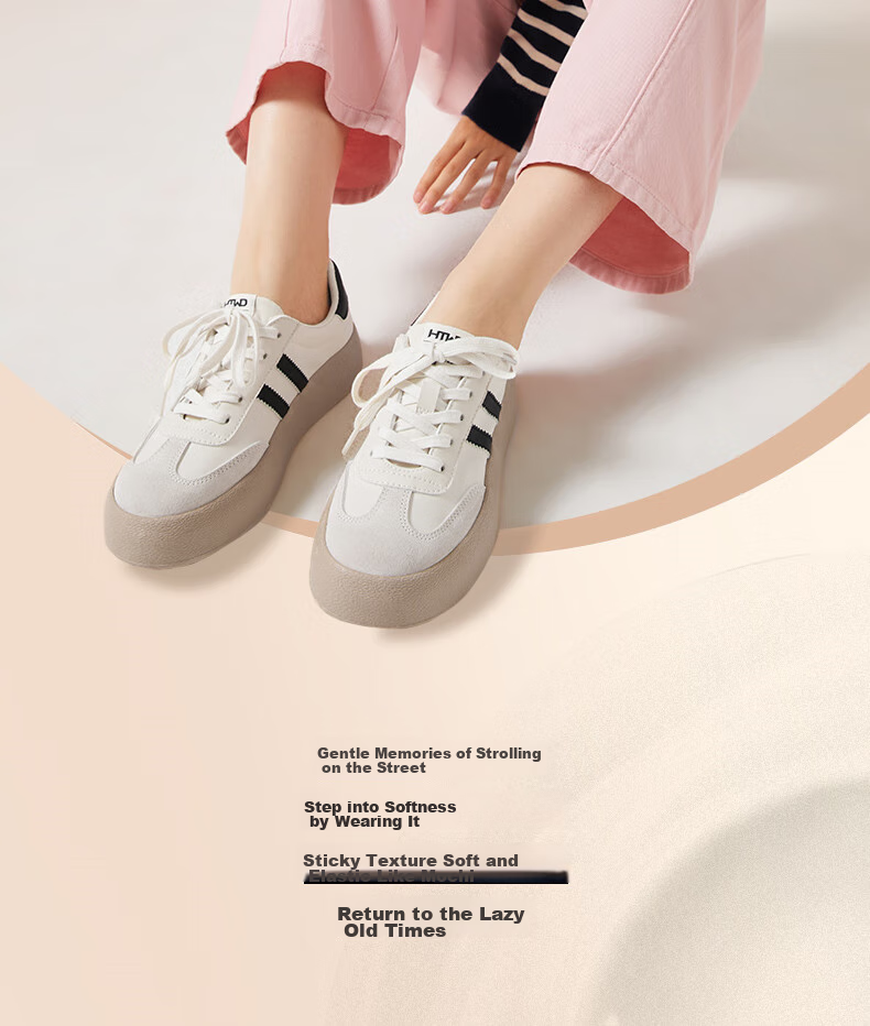 Hotwind Mall Same Style Dexun Shoes Sneakers for Women, Retro Classic Design, Fashionable Versatile 3