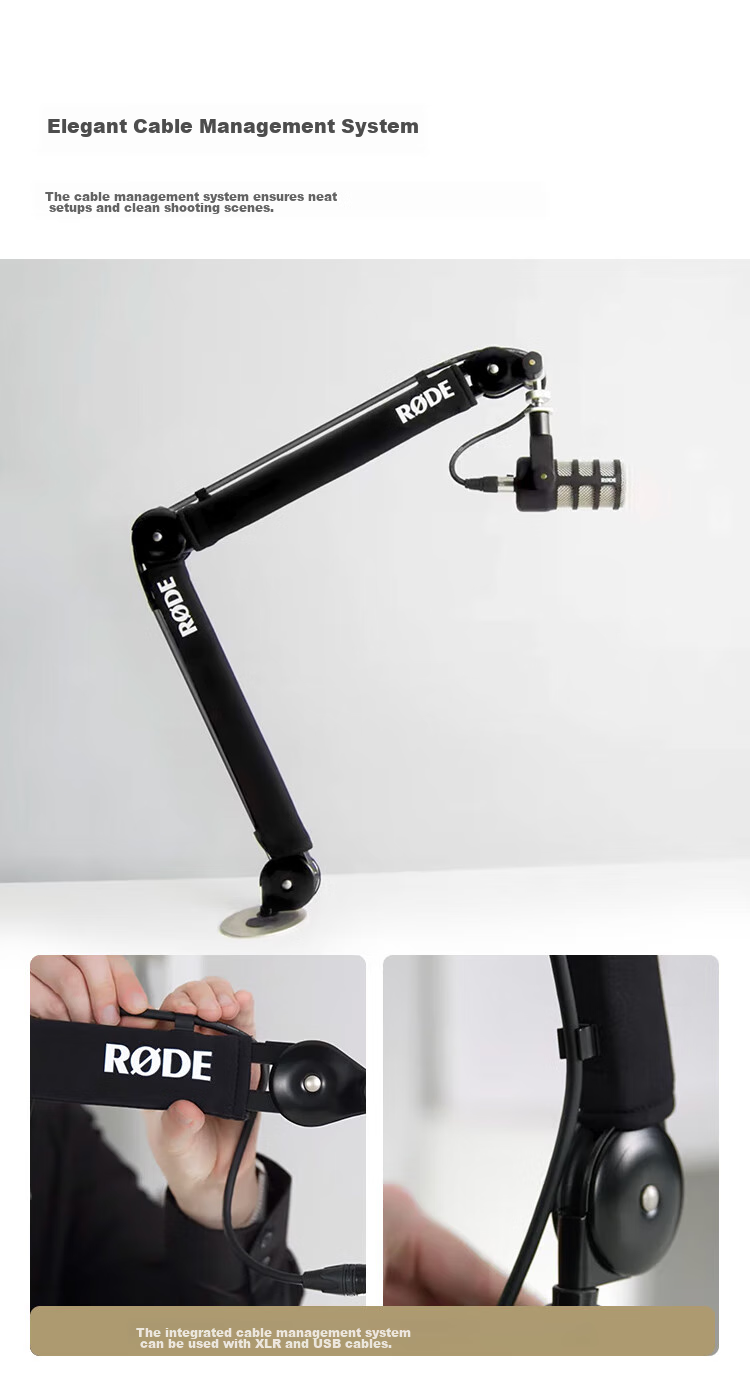 Rode PSA1+ Desktop Suspension Mount, Professional Microphone Stand for Recording Studios And Video Streaming (Official Standard Configuration) 8