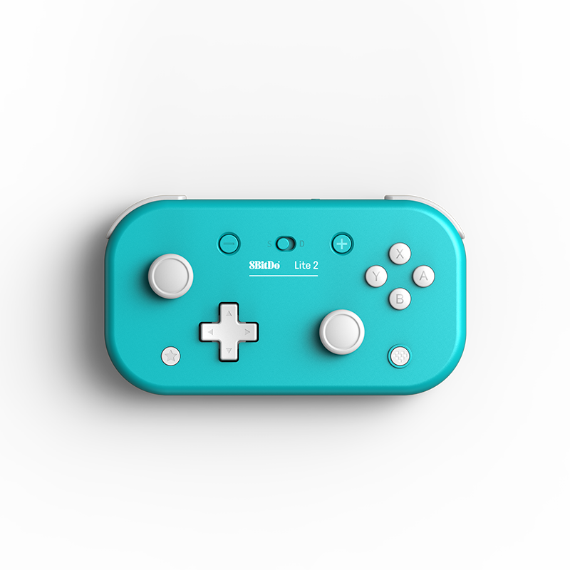 8BitDo Lite 2 Game Controller for Switch, Apple IPhone, IPad Mini, PC, Android, Motion-Sensing Bluetooth Wireless Mini Zelda Pokemon Legend of Zelda