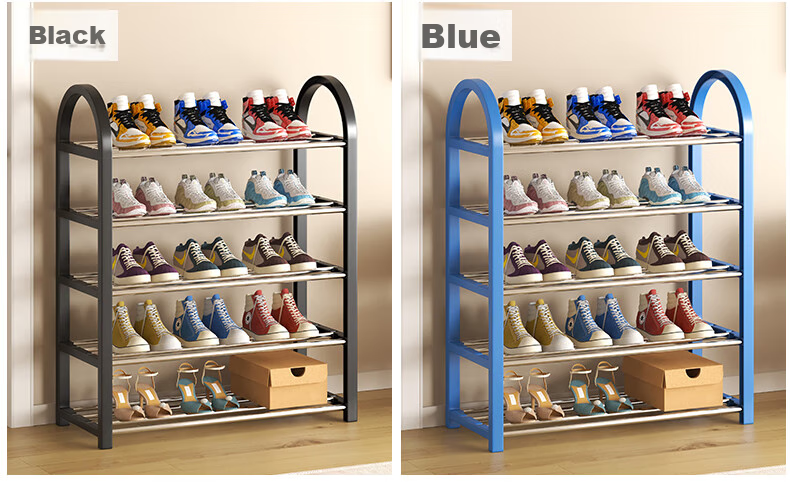 WOJIA Simple Multi-Tier Shoe Rack for Entryway, Home Storage Shelf, Indoor Shoe Organizer, Dormitory Shoe Rack And Storage Shelf 9