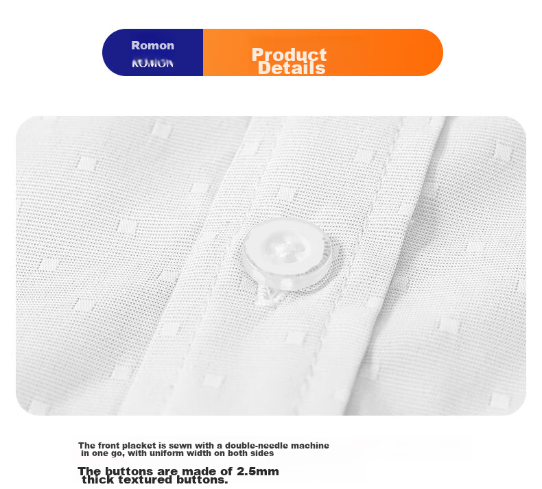 Luomeng White Long-Sleeve Shirt for Boys And Girls, Children's Spring And Autumn Shirt for Performances, White Long-Sleeve Shirt with Pocket, Size 130 17
