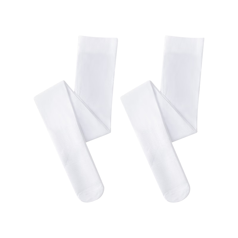LangSha Children's Tights, Girls' Leggings, Thin Versatile Dance Socks, Student Dancing Children's Socks, White*2, L