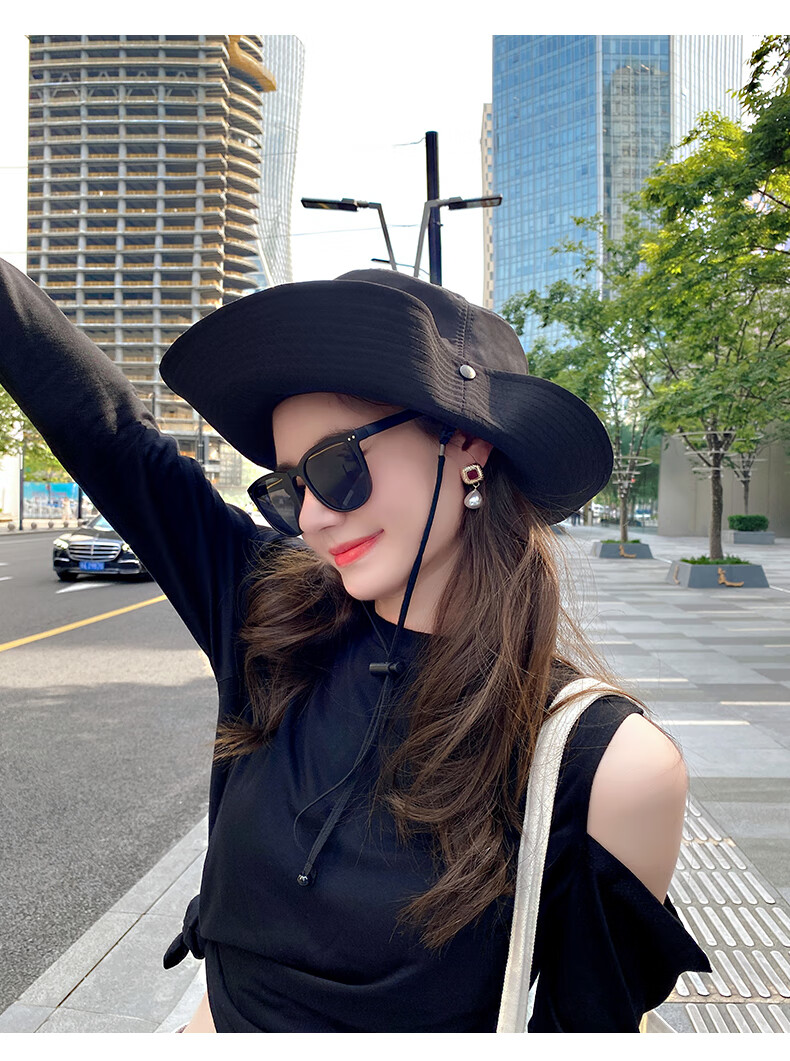XUEXIMAN Forest Style Camping Sun Protection Hat Women Summer UV Protection Fisherman Hat Outdoor Mountaineering Workwear Versatile Sun Hat Men 13