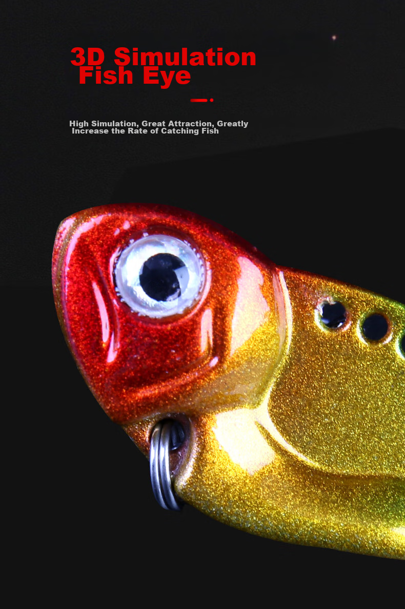 Xionghuo Lure VIB Metal Bait Full Swimming Layer 10g Small Iron Plate for Freshwater Bass And Catfish Artificial Bait 6