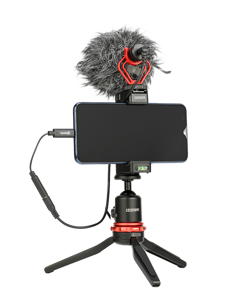 BOYA 3.5mm TRS Female to Android Phone Type-C Male Microphone Audio Adapter Cable, 0.1 Meter BY-K4 2