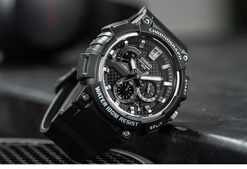 Casio Watch for Men, Black Knight Black Gold Sports Youth Student Waterproof Digital Watch for Men And Women, MCW-200H 30