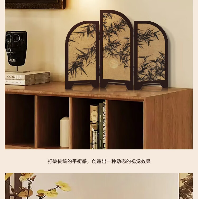 Yihuan Yu Peace and Joy Living Room Decorative Painting Modern Minimalist TV Background Wall Hanging Internet Celebrity Creative Dining Room Entrance Mural 1